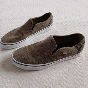 vans ♡ snake print shoes